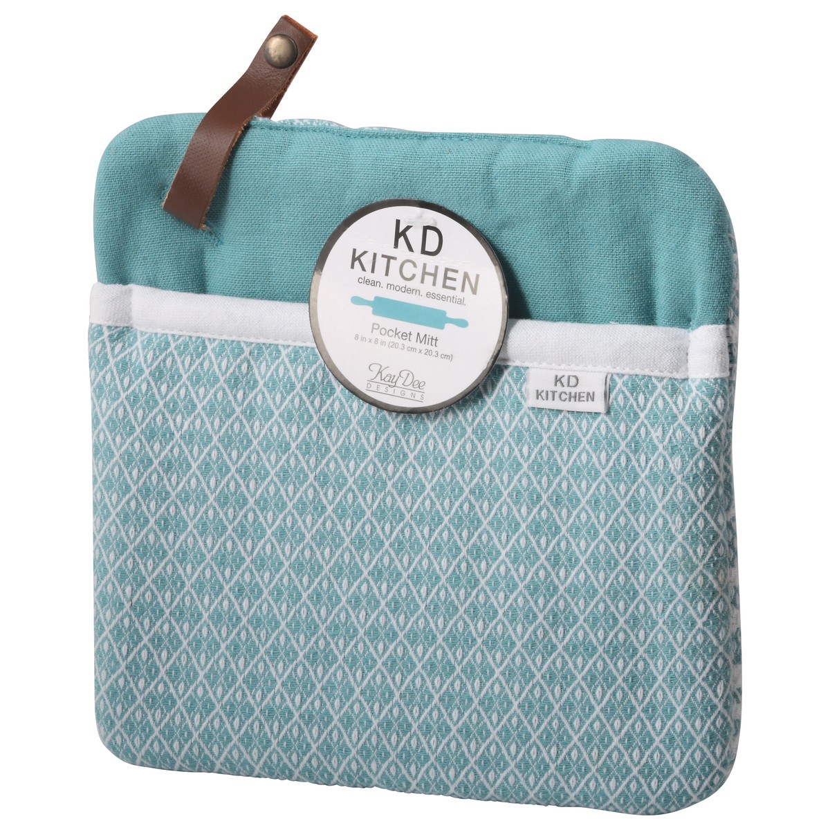 slide 5 of 11, KD Kitchen Kay Dee Pocket Mitt Aqua, 1 ct