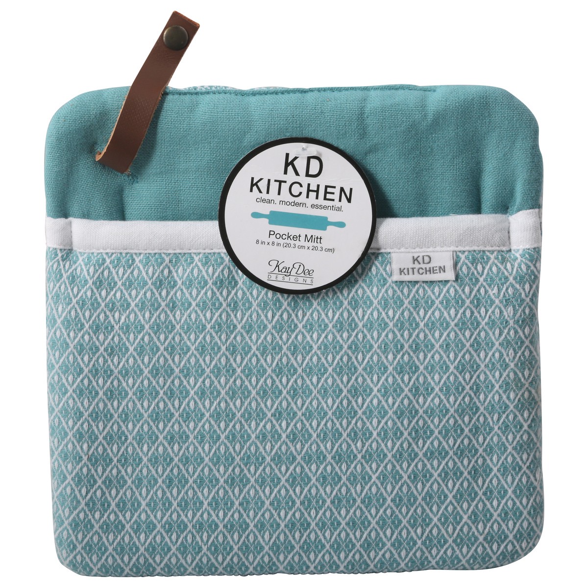 slide 7 of 11, KD Kitchen Kay Dee Pocket Mitt Aqua, 1 ct
