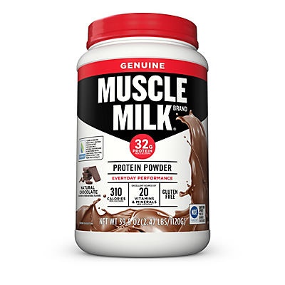 slide 1 of 1, CytoSport Muscle Milk Naturals Real Chocolate Powder, 2.48 lb