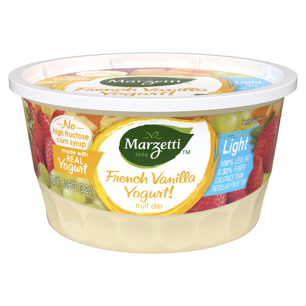 slide 1 of 8, Marzetti Light French Vanilla Yogurt Fruit Dip, 12 oz