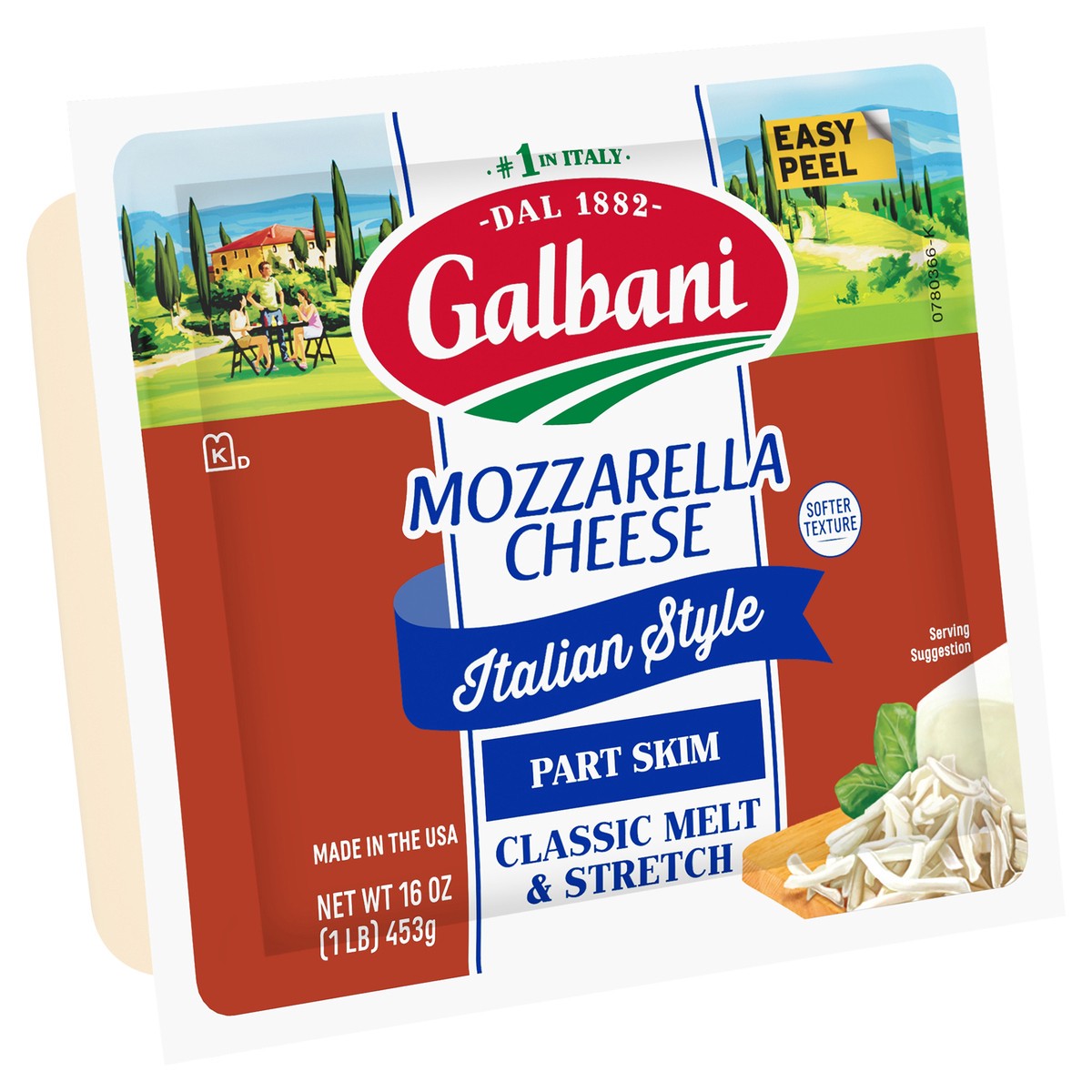 slide 2 of 9, Galbani Italian Style Mozzarella Cheese 16 oz, 16 oz