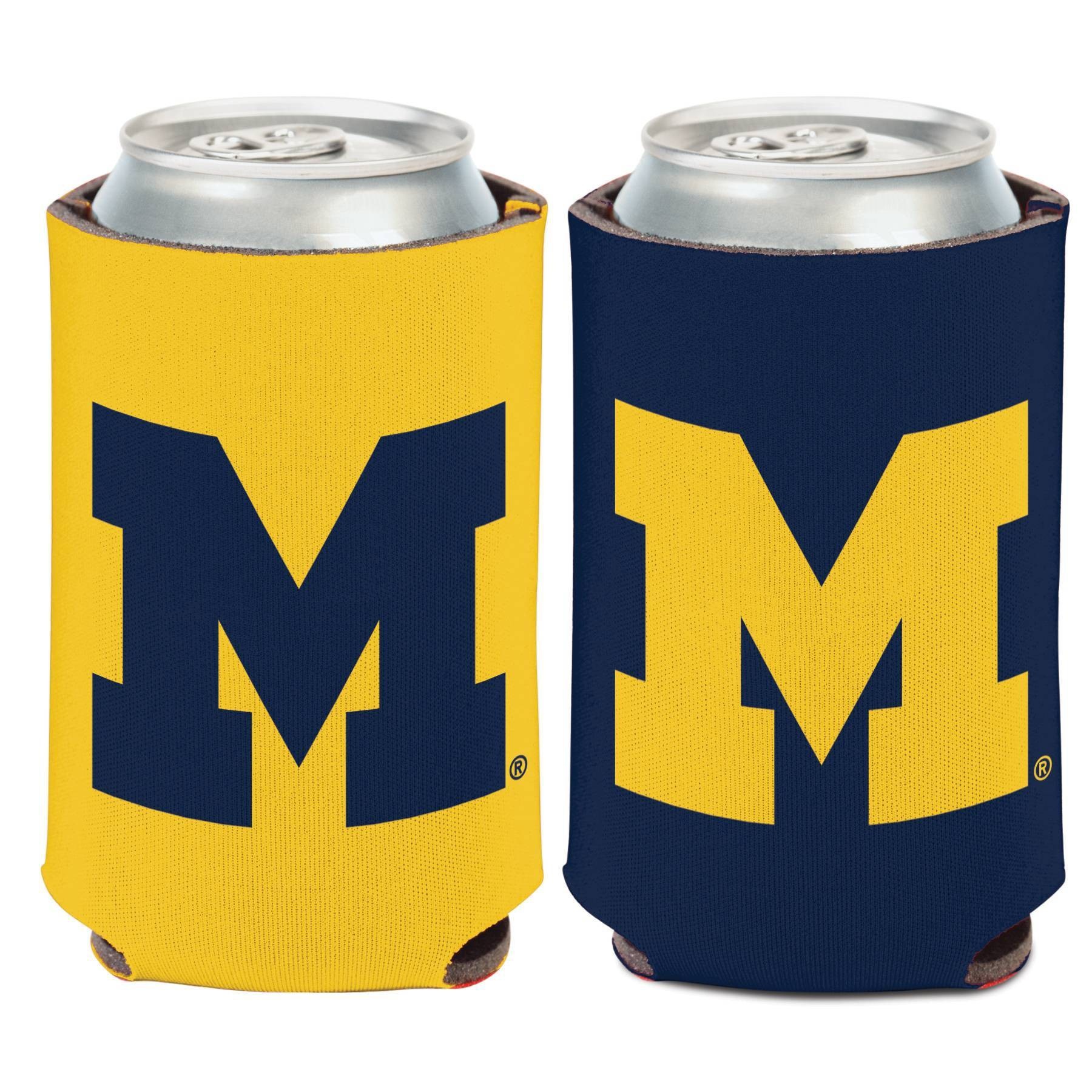 slide 1 of 1, NCAA Michigan Wolverines Logo Can Cooler, 1 ct