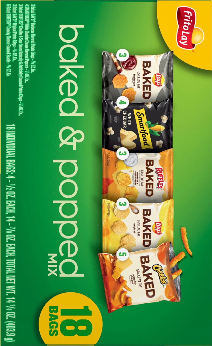 slide 6 of 12, Frito-Lay Baked & Popped Mix, 18 ct