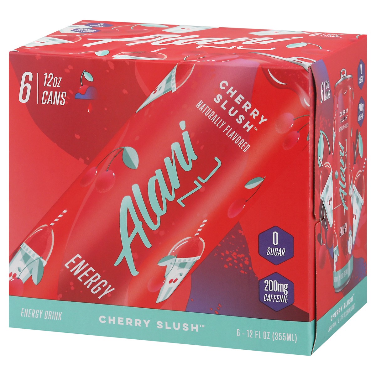 slide 7 of 9, Alani Nu Energy Drink Cherry Slush 6Ct, 6 ct; 12 oz