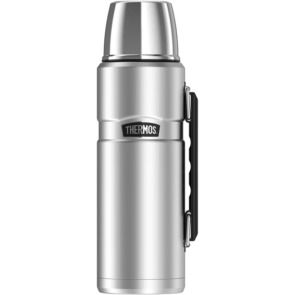 slide 1 of 1, Thermos King Beverage Bottle Stainless Steel, 40 oz