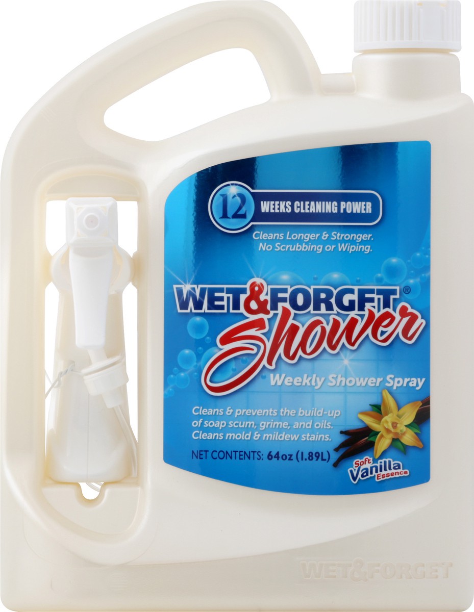 slide 1 of 7, Wet & Forget Weekly Shower Cleaner, 64 oz