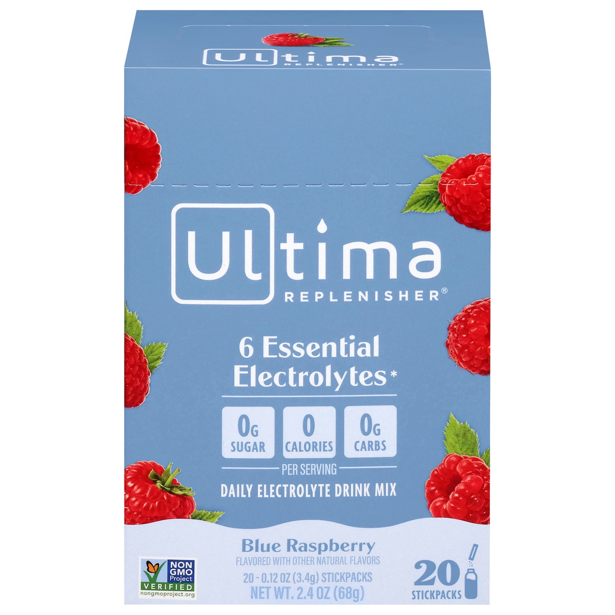 slide 5 of 15, Ultima Replenisher Electrolyte Drink Mix, 20 ct