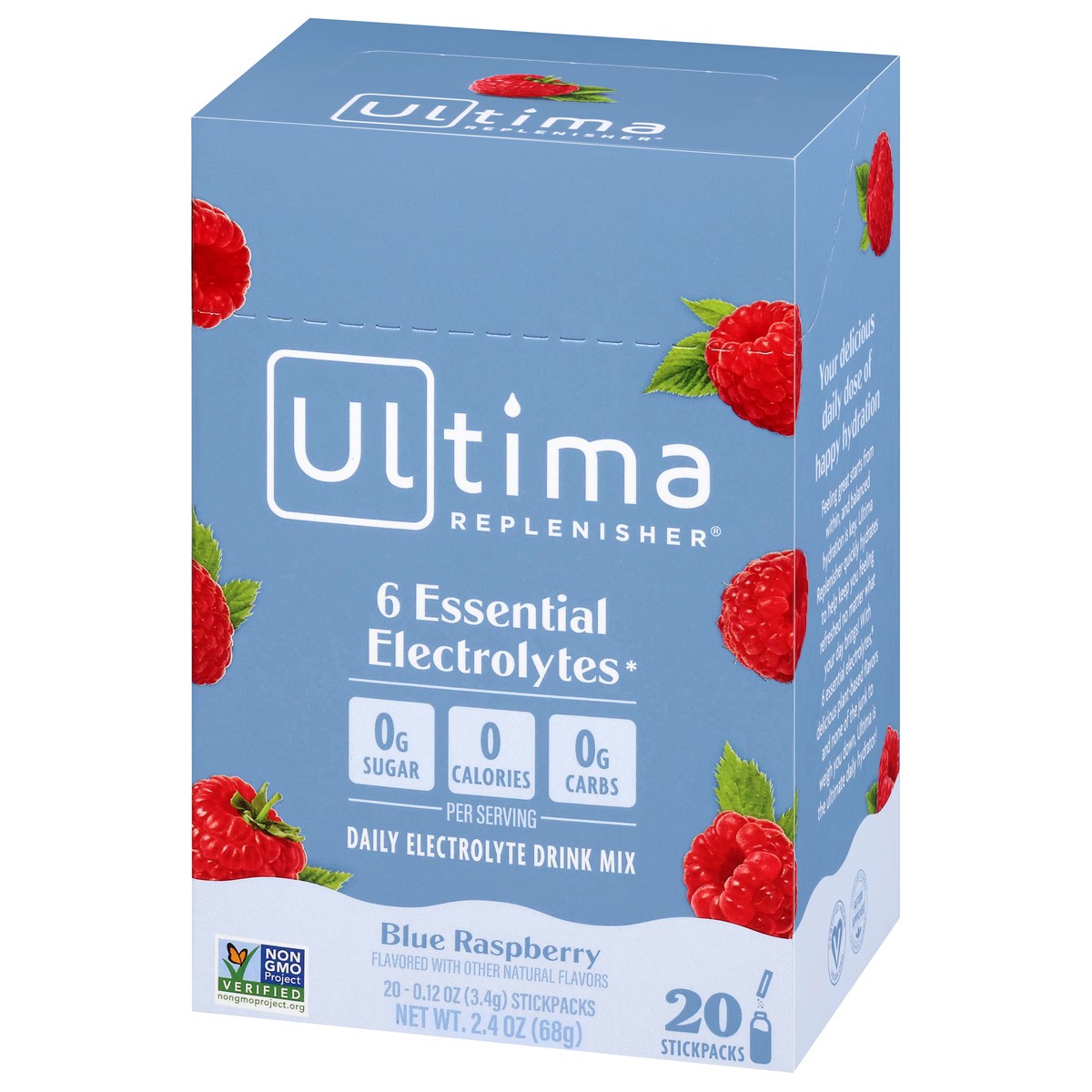 slide 11 of 15, Ultima Replenisher Electrolyte Drink Mix, 20 ct