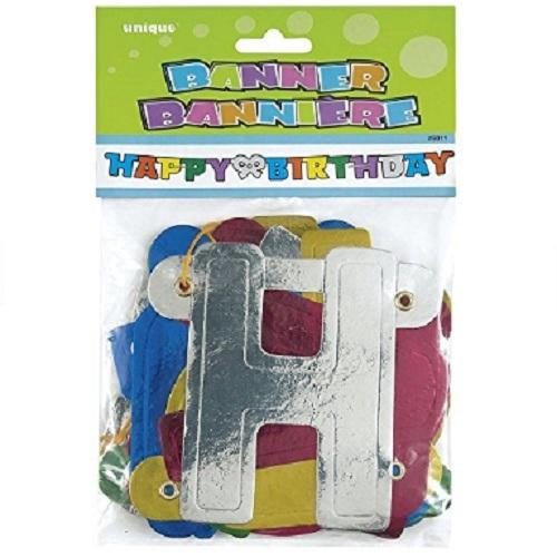 slide 1 of 1, Omni Party Happy Birthday Banner Banniere, 1 ct