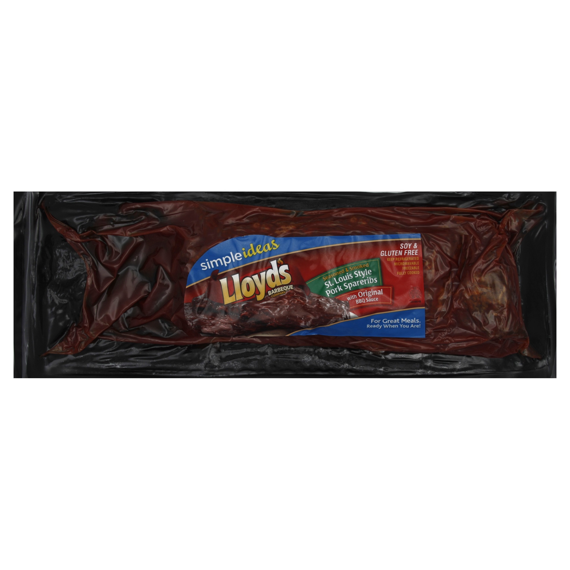 Lloyd's Seasoned &amp; Smoked St. Louis Style Pork Spare Ribs In Original ...
