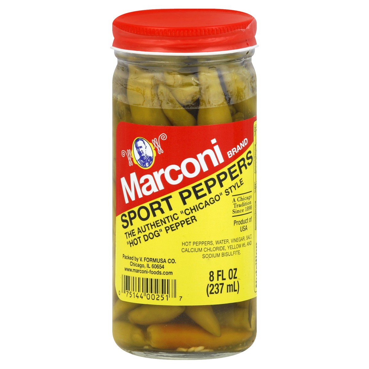 slide 2 of 2, Marconi Sport Peppers 8 oz, 8 oz