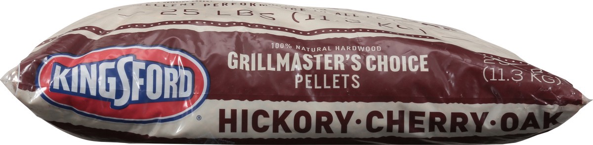 slide 7 of 11, Kingsford Natural Hardwood Blend Pellets Grillmasters Choice Hickory Cherry and Oak, 25 lb