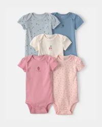 Carters Baby Girl 5-Pack Fruit Multipack Bodysuits Multi 18M
