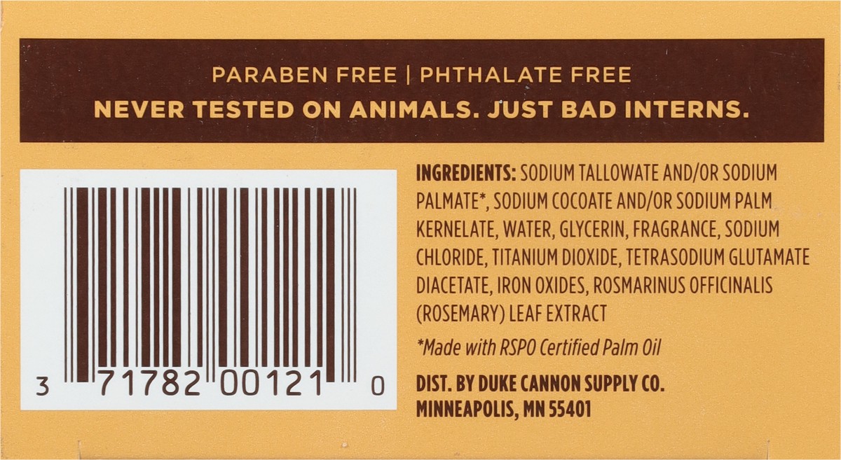 slide 8 of 10, Duke Cannon Brick of Soap - Sawtooth, 10 oz