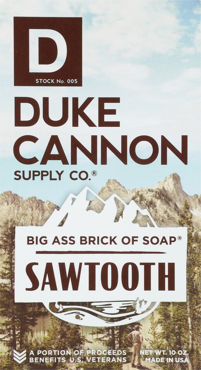 slide 9 of 10, Duke Cannon Brick of Soap - Sawtooth, 10 oz