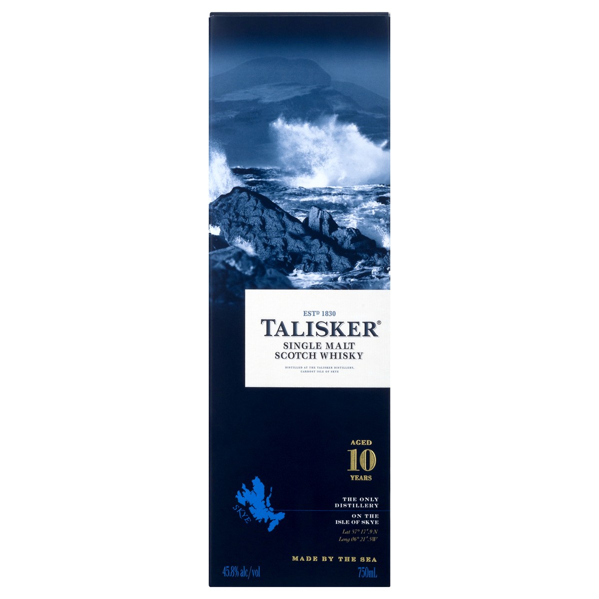 slide 1 of 1, Talisker Aged 10 Years Single Malt Scotch Whisky 750.0 ml, 750 ml