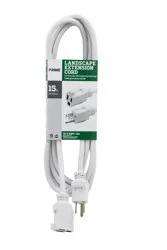 Prime Wire & Cable Outdoor Extension Cord - White