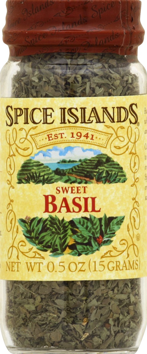 slide 3 of 3, Spice Islands Basil 0.5 oz, 0.5 oz