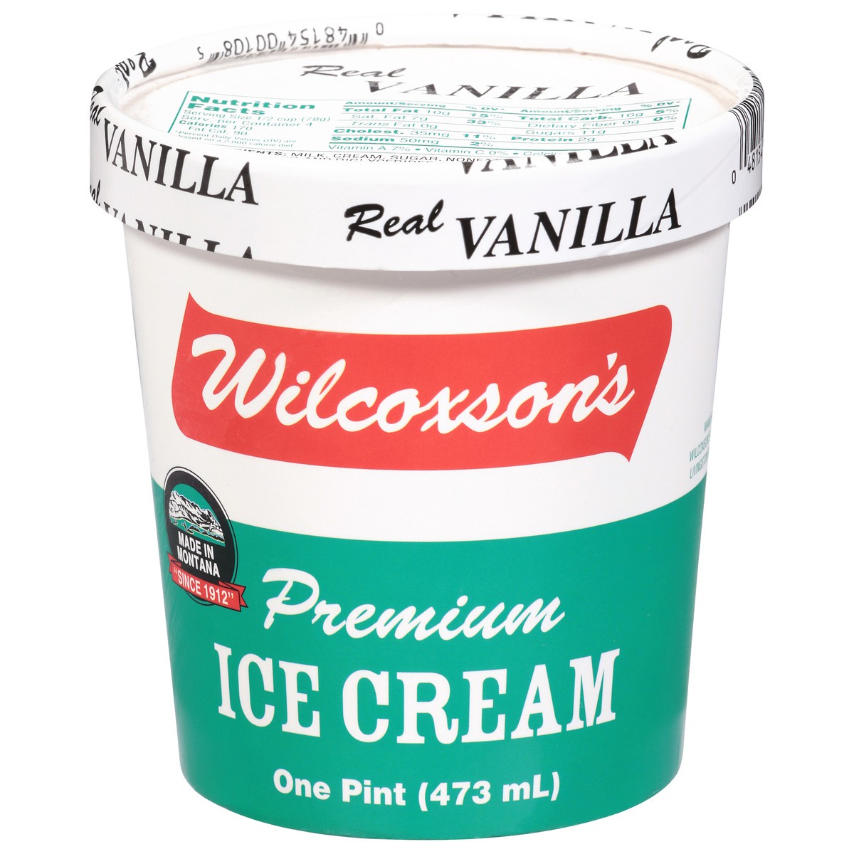 slide 2 of 14, Wilcoxson's Premium Real Vanilla Ice Cream 1 pt, 1 pint