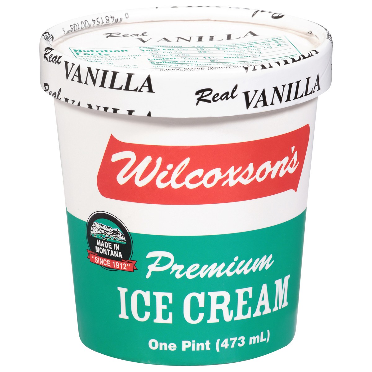 slide 14 of 14, Wilcoxson's Premium Real Vanilla Ice Cream 1 pt, 1 pint