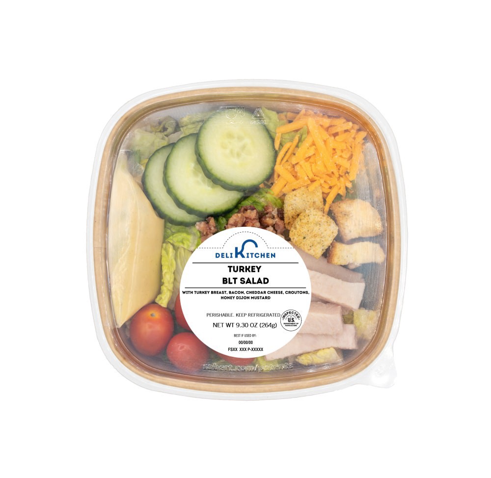 slide 1 of 1, Deli Kitchen Turkey BLT Salad, 9.3 oz