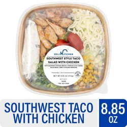 Deli Kitchen Southwest Style Taco Salad With Chicken
