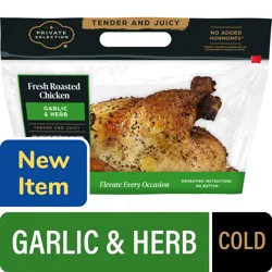 Private Selection® Garlic and Herb Whole Rotisserie Chicken Cold, 32 oz