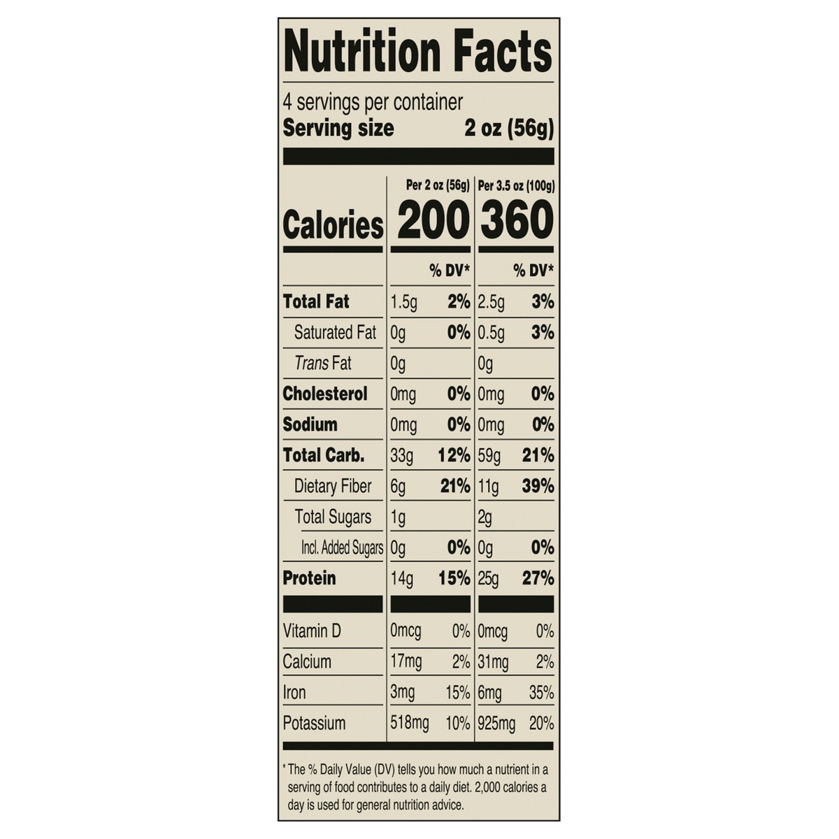 slide 4 of 11, Tolerant Red Lentil Organic Penne 8 oz, 8 oz