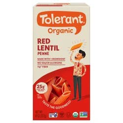 Tolerant Red Lentil Organic Penne 8 oz