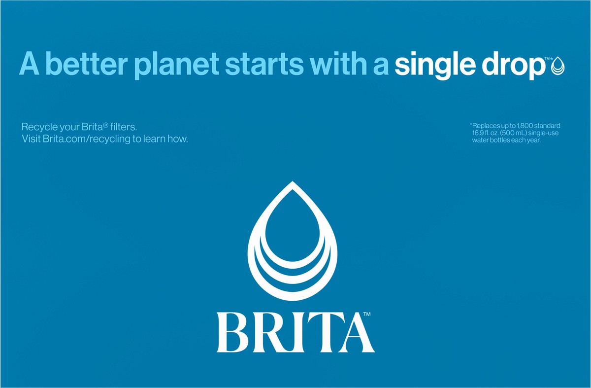 slide 9 of 9, Brita Standard Replacement Water Filter, 6 ct