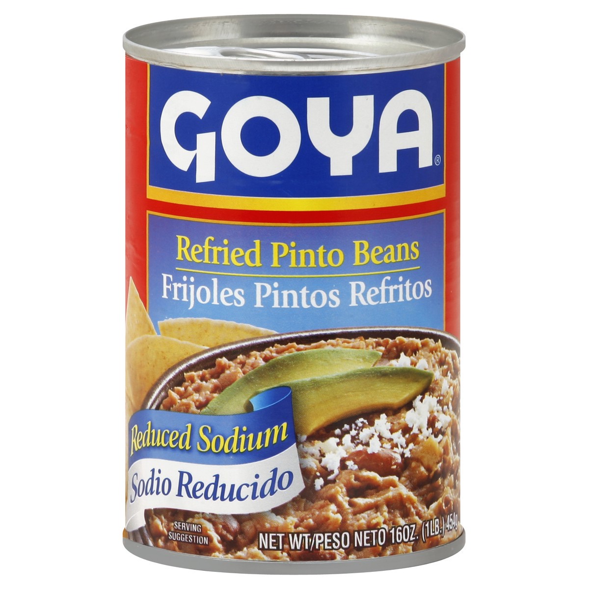 slide 2 of 2, Goya Refried Pinto Beans 16 oz, 16 oz