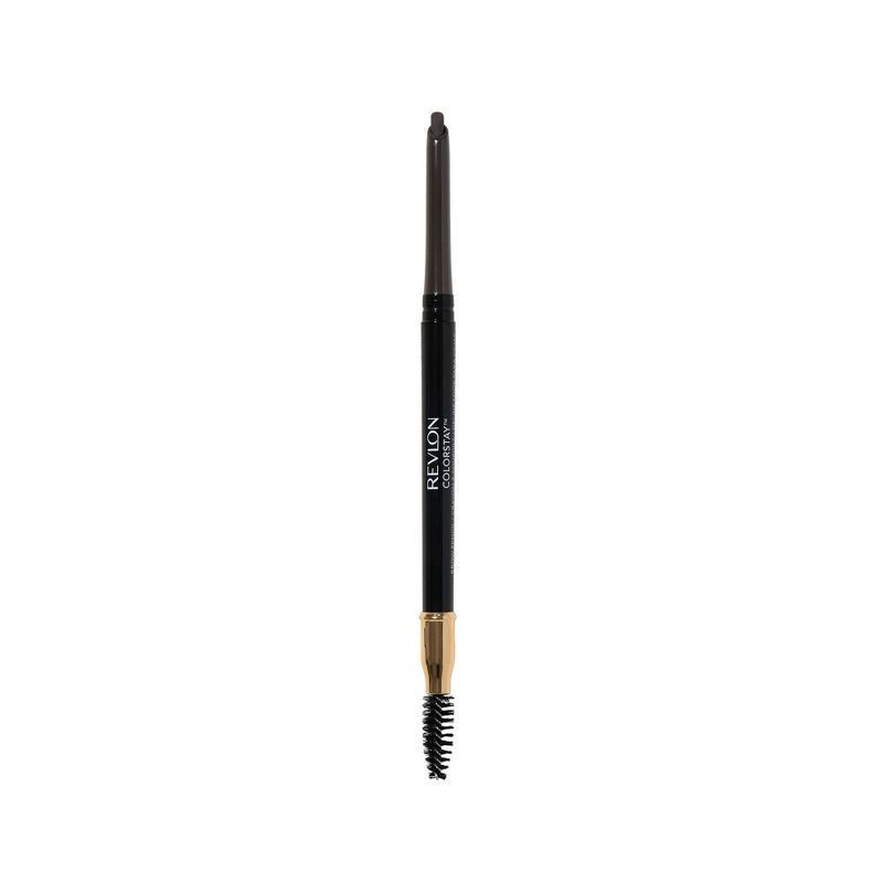 slide 1 of 4, Revlon ColorStay Waterproof Brow Pencil with Brush and Angled Tip - 225 Soft Black - 0.012oz, 0.012 oz