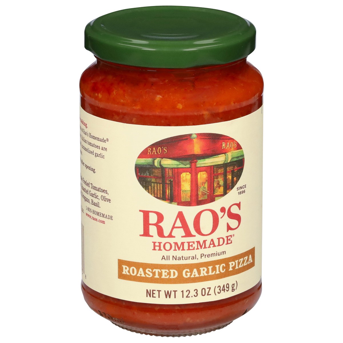 slide 9 of 13, Rao's Homemade Roasted Garlic Pizza Sauce - 12.3 oz, 12.3 oz