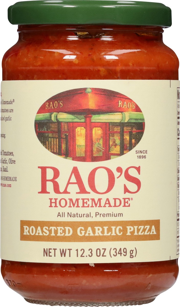 slide 3 of 13, Rao's Homemade Roasted Garlic Pizza Sauce - 12.3 oz, 12.3 oz