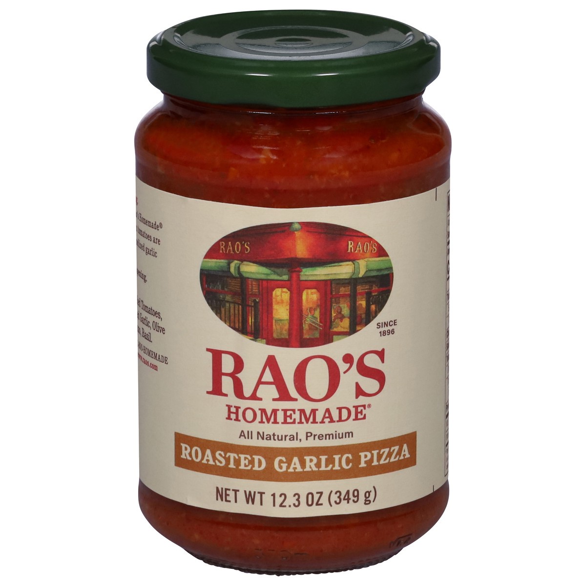 slide 1 of 13, Rao's Homemade Roasted Garlic Pizza Sauce - 12.3 oz, 12.3 oz