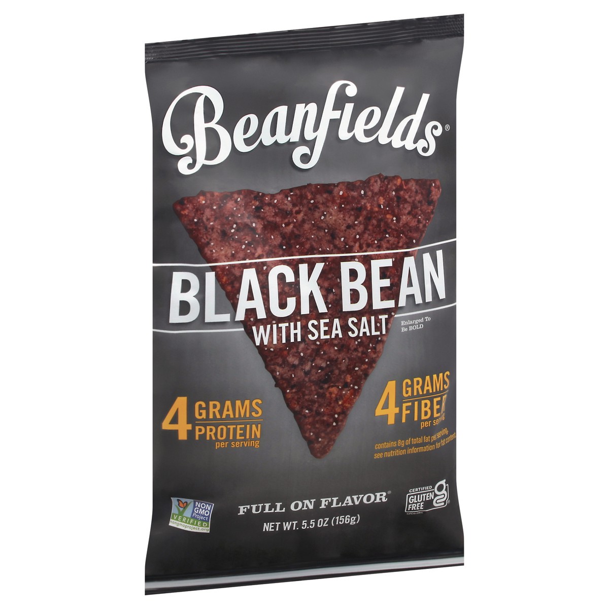 slide 2 of 9, Beanfields Sea Salt Chips Black Bean, 5.5 oz