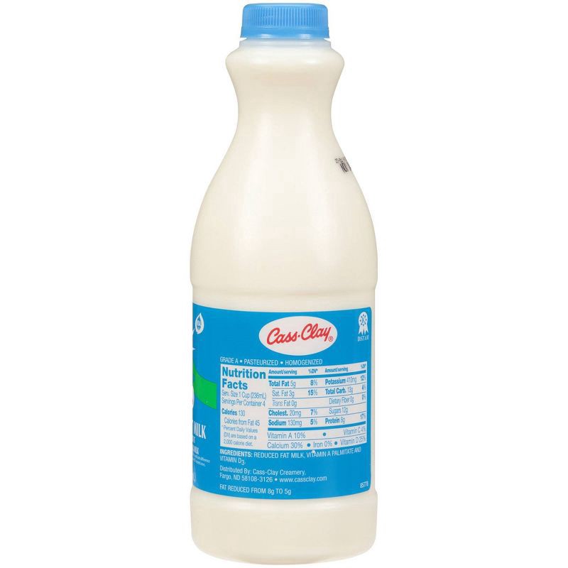 slide 2 of 7, Cass Clay 2% Milk - 1qt, 1 qt