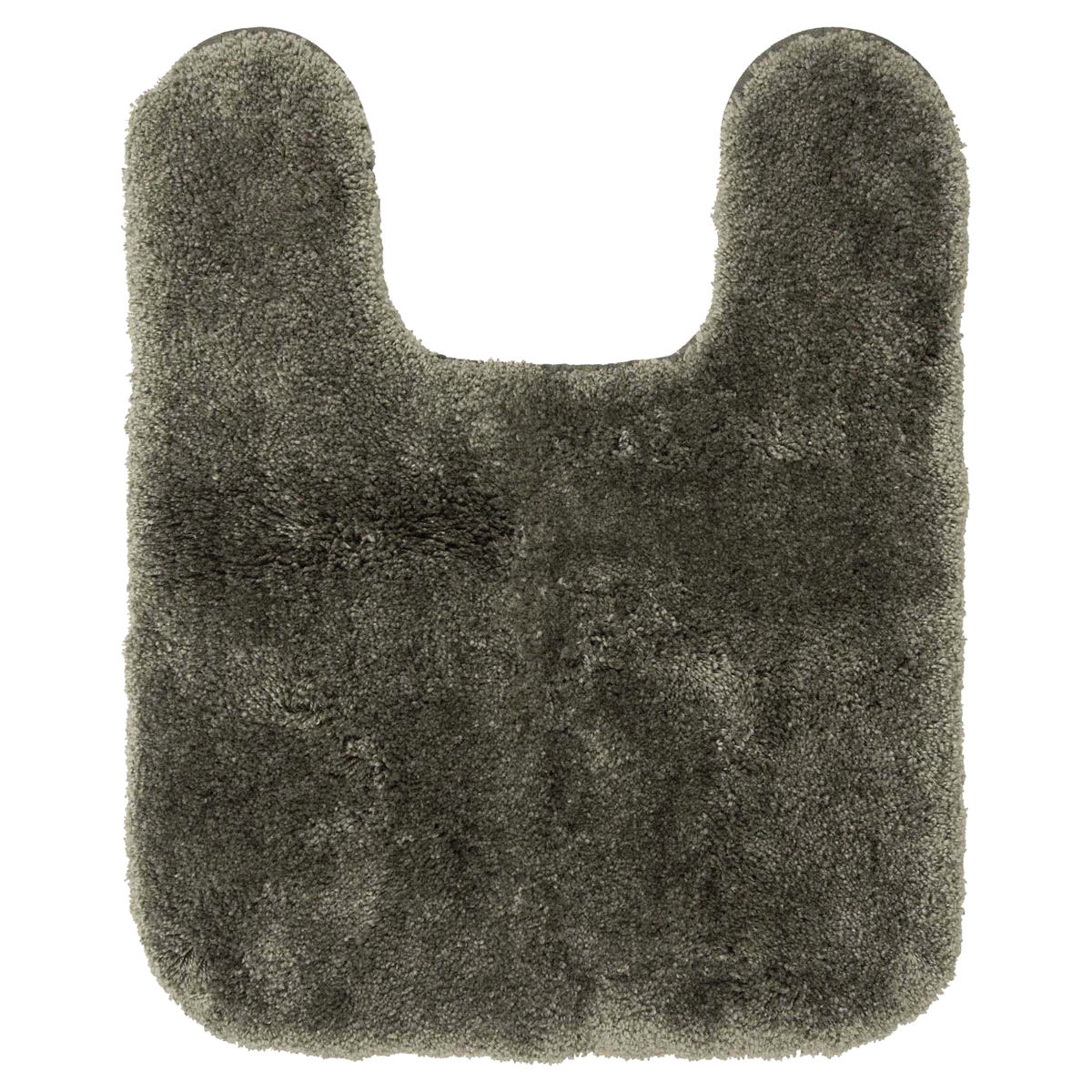 slide 1 of 5, Mohawk Plush Contour Bath Rug, Pewter, 20 in x 24 in