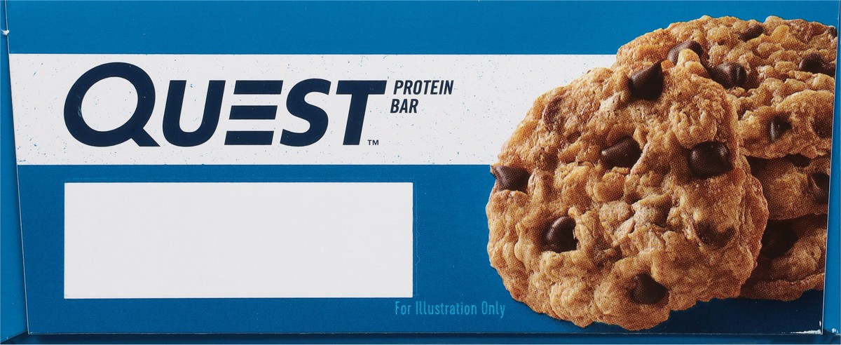slide 5 of 9, Quest Oatmeal Chocolate Chip Protein Bar 12 - 2.12 oz Bars, 12 ct