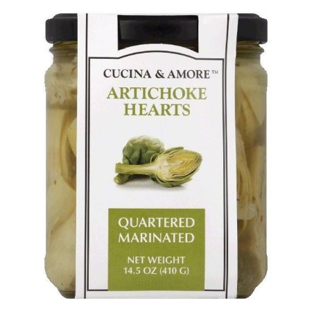slide 1 of 1, Cucina & Amore Marinated Quartered Artichoke, 14.5 oz