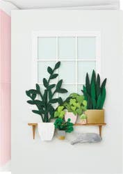 Hallmark Signature Thinking of You Card (House Plants)