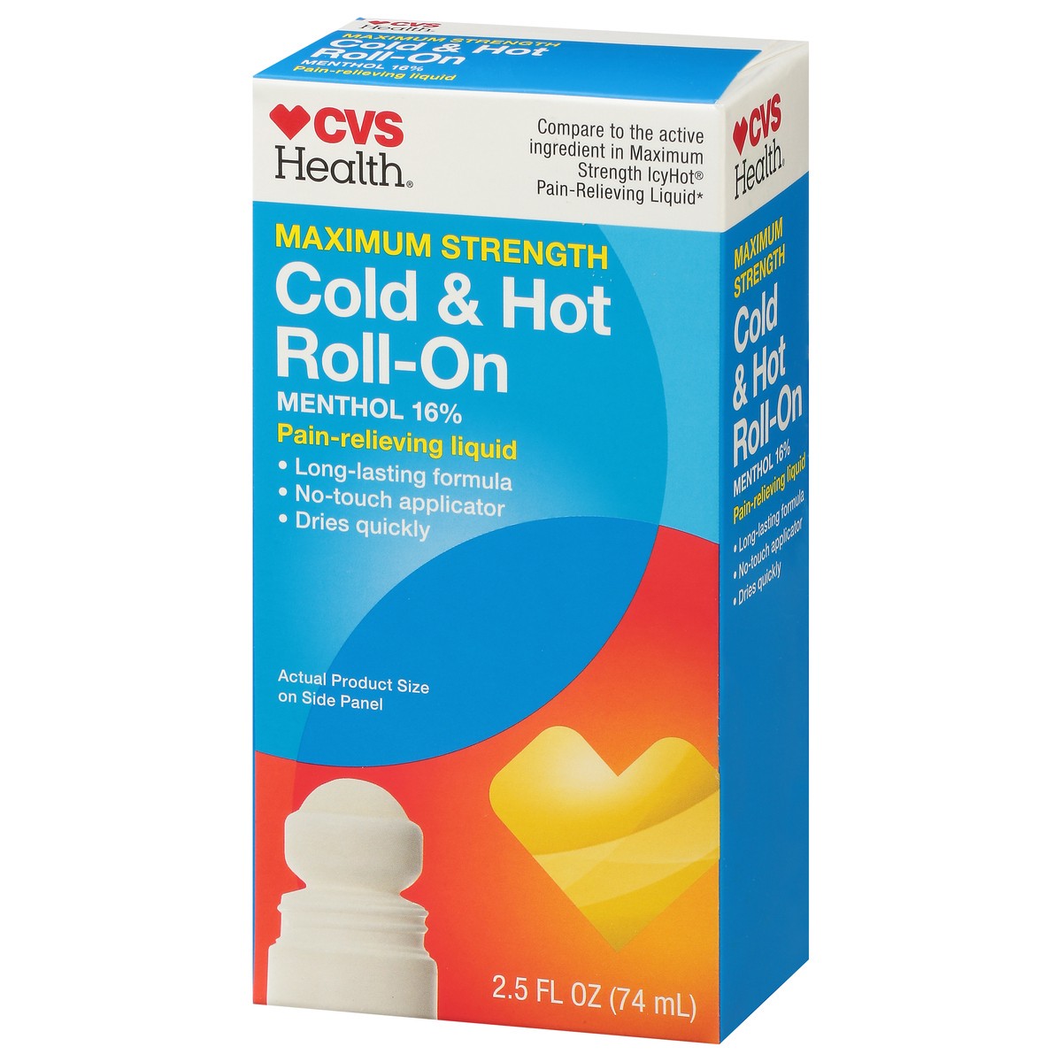 slide 9 of 9, CVS Health Hot Cold Roll On, 2.5 Oz, 2.5 oz