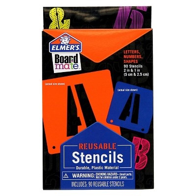 slide 1 of 1, Elmer's Stencils Plastic Project Popperz, 1 ct
