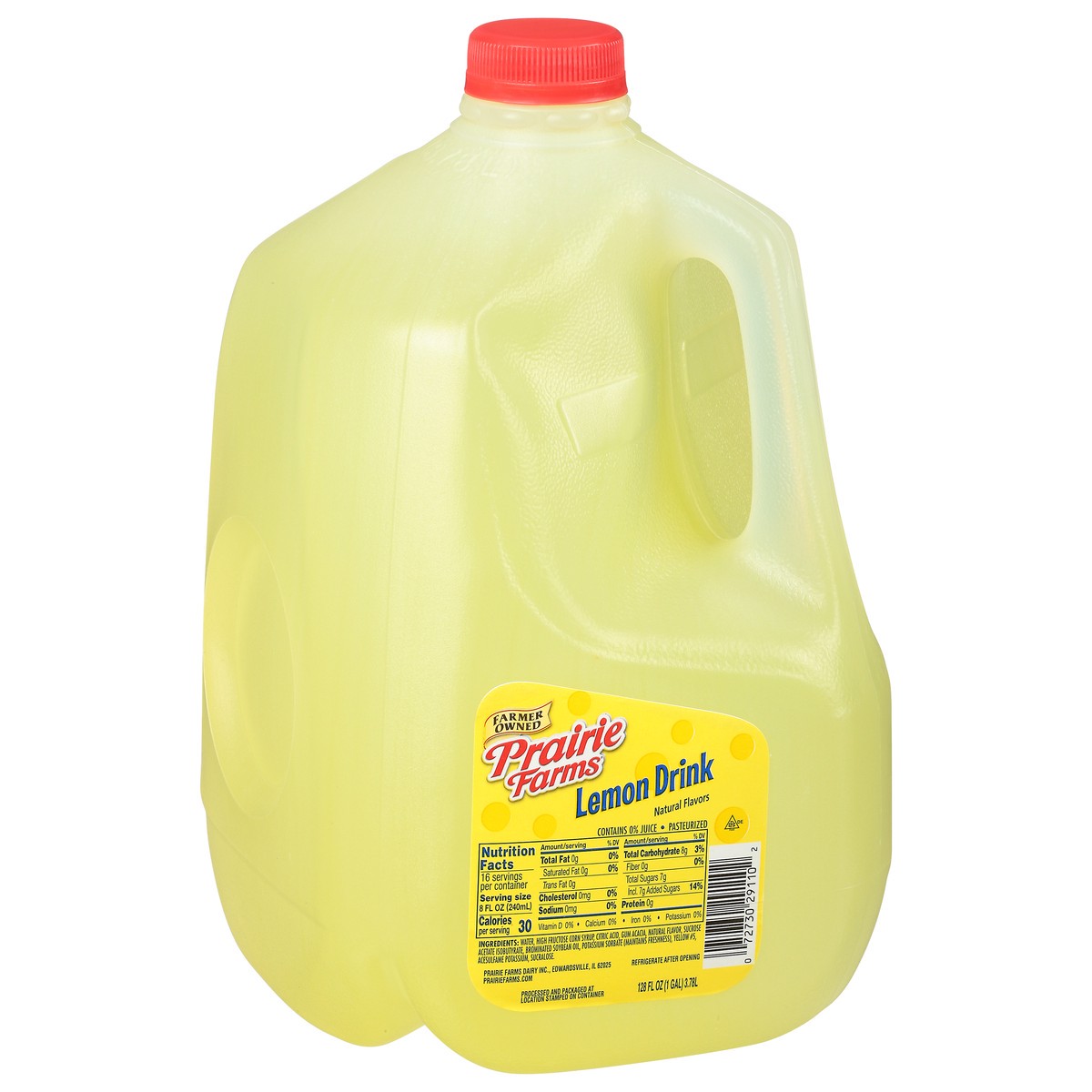 slide 12 of 13, Prairie Farms Lemon Drink - 128 oz, 128 oz