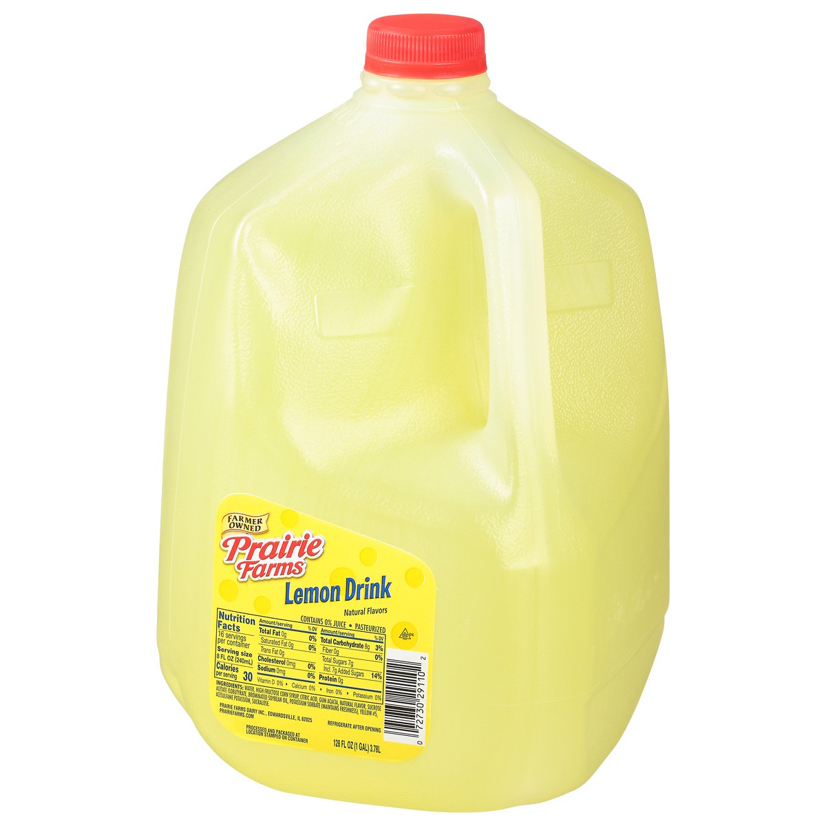 slide 7 of 13, Prairie Farms Lemon Drink - 128 oz, 128 oz