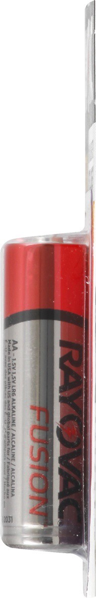 slide 7 of 9, Rayovac Fusion AA Batteries (6 Pack), Double A Alkaline Batteries, 6 ct