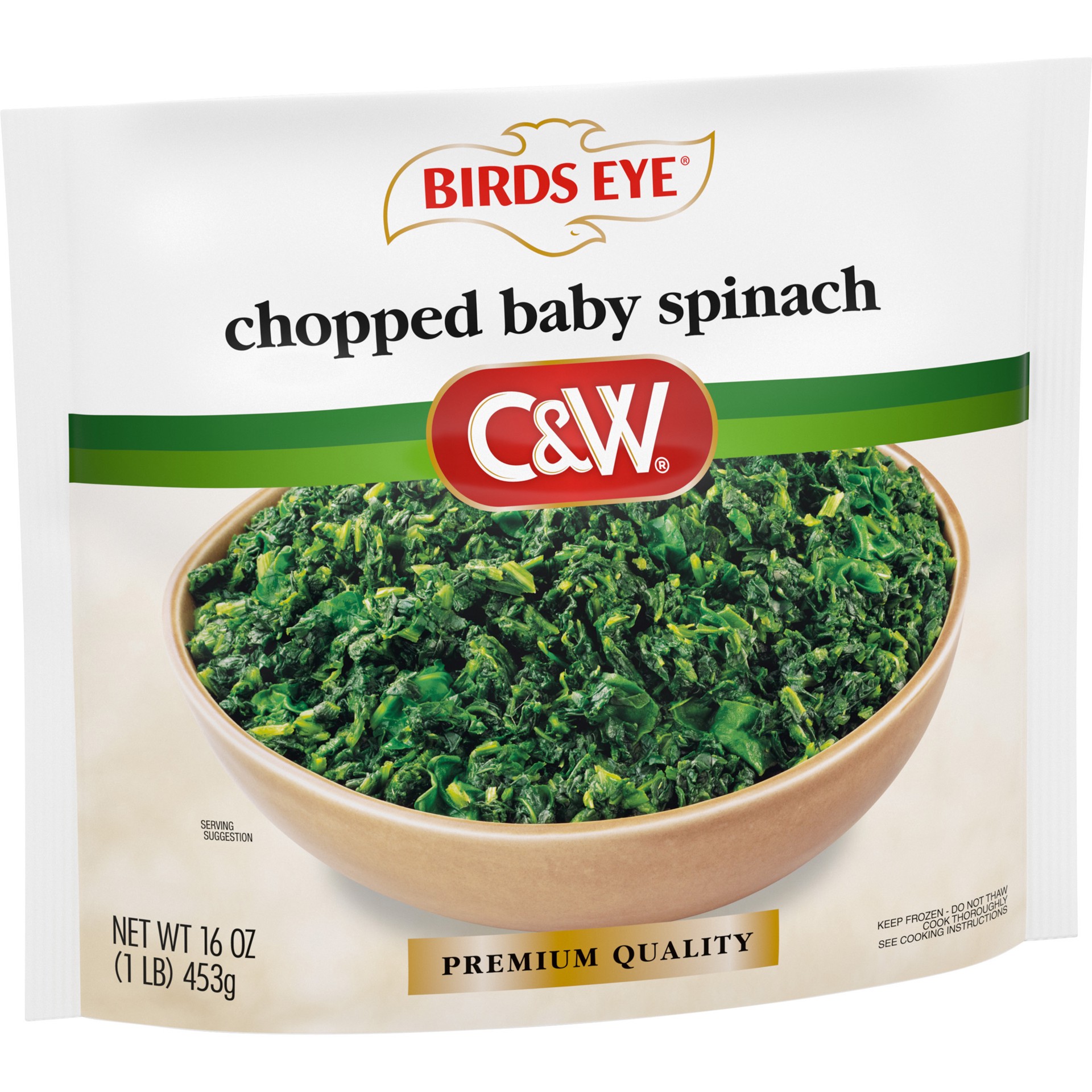 slide 2 of 5, Birds Eye Chopped Baby Spinach 16 oz, 16 oz