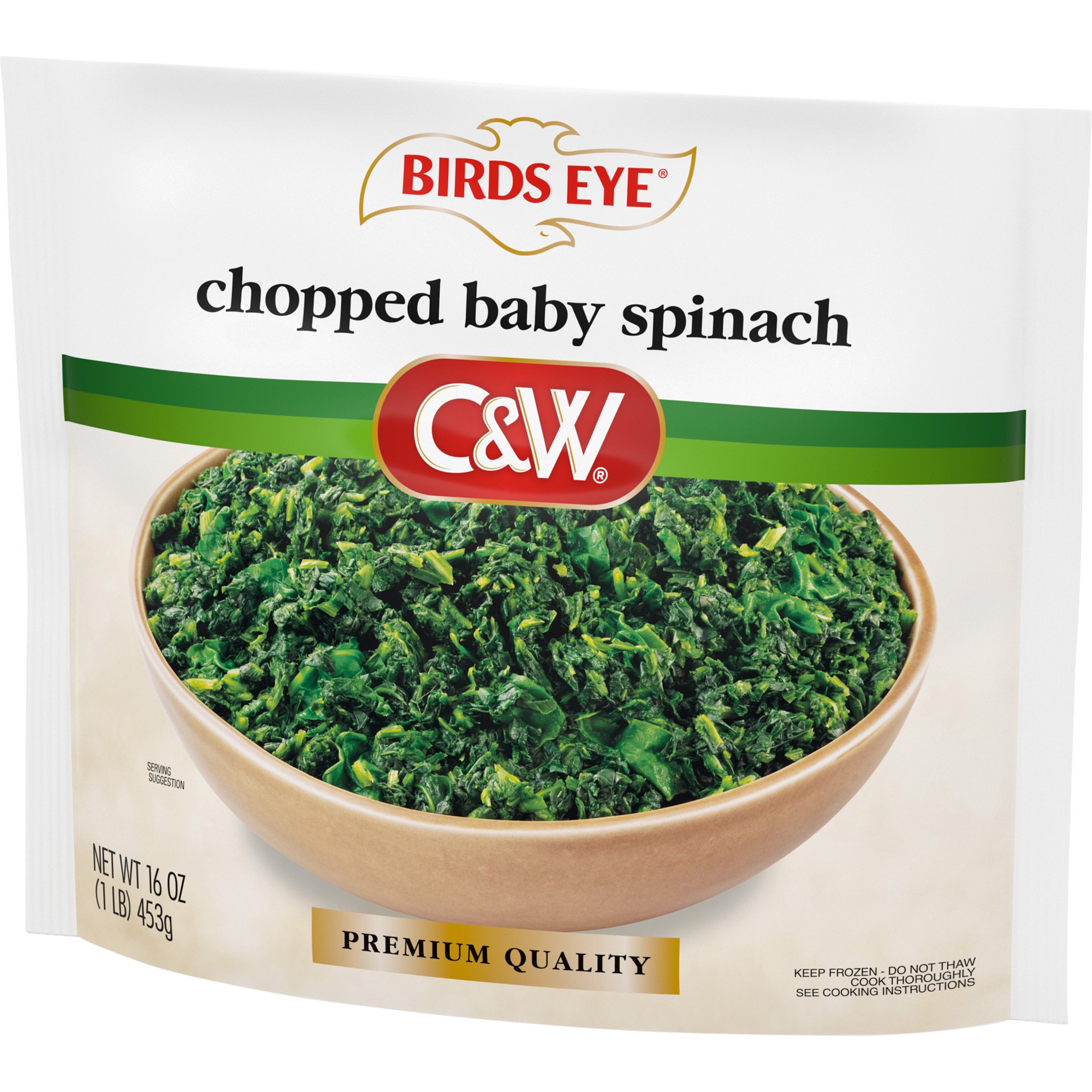 slide 4 of 5, Birds Eye Chopped Baby Spinach 16 oz, 16 oz