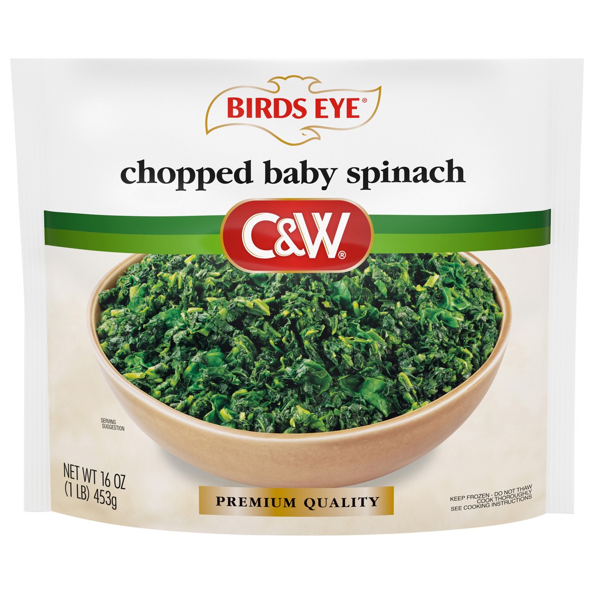 slide 1 of 5, Birds Eye Chopped Baby Spinach 16 oz, 16 oz