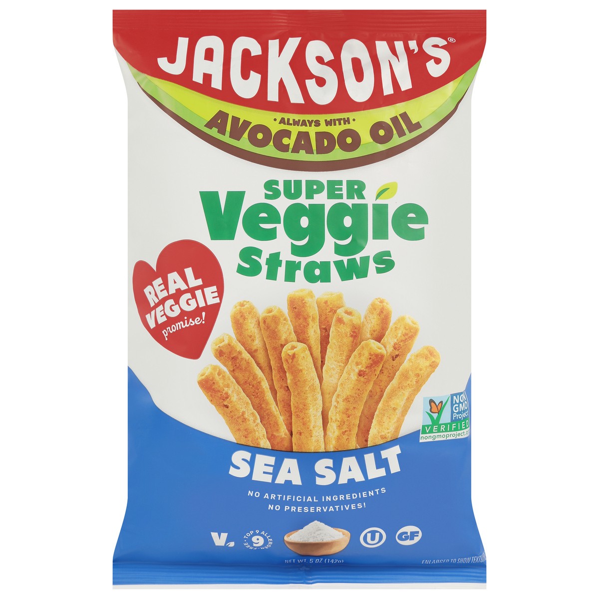slide 1 of 14, Jacksons Straws Vggie Sea Slt, 5 oz